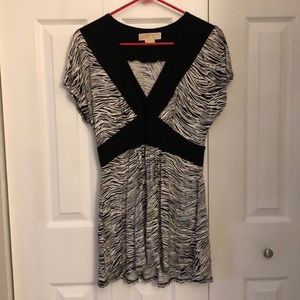 Michael Michael Kors Striped V-Neck